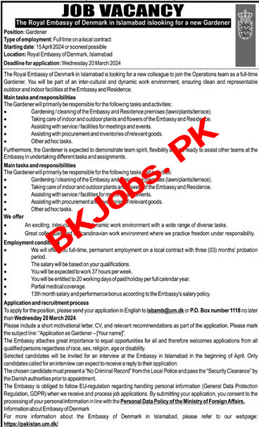 The Royal Embassy Of Denmark Islamabad Jobs 2024 BK Jobs   4f5a5a1e120e997363acf352bf3ded29 