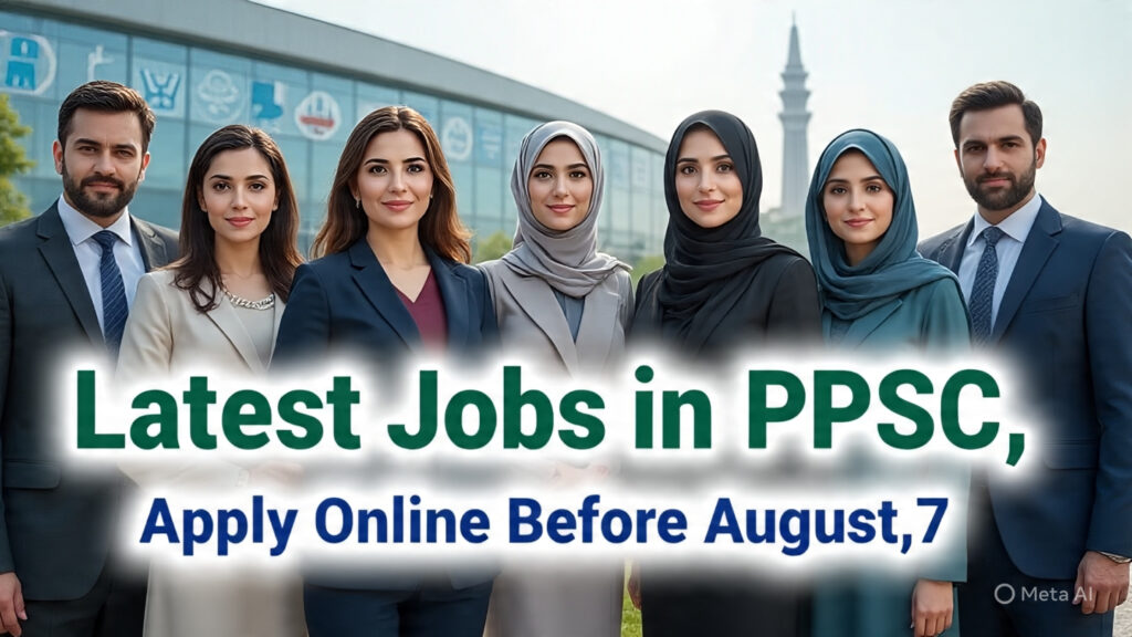 Advertisement of latest jobs in PPSC – Apply before 7 August 2025