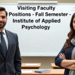 Visiting faculty position at Punjab University Institute of Applied Psychology Fall 2025